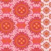 Pink Flower Mosaic Pattern Decoupage Napkin