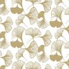 Fan Pattern Gold Leaf Decoupage Napkin