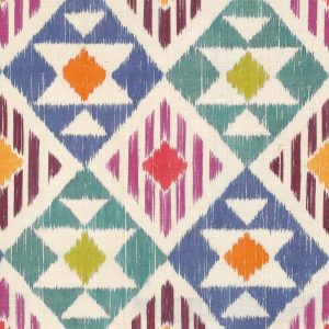 Mixed Colour Ikat Pattern Decoupage Napkin