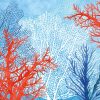 Seaweed Printed Tree Pattern Decoupage Napkin