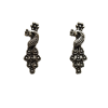 German Silver Peacock Spacer Bead