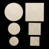 MDF Square & Circle Shapes Combo