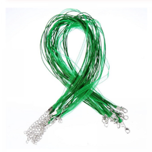 Green Organza Ribbon Cord