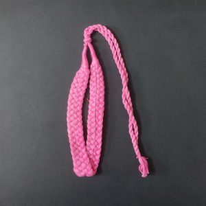 Pink Double Braided Cotton Thread Neck Rope