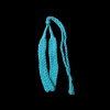 Blue Double Braided Cotton Thread Neck Rope