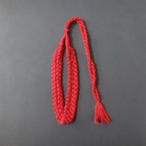 Red Double Braided Cotton Thread Neck Rope