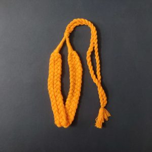 Yellow Double Braided Cotton Thread Neck Rope