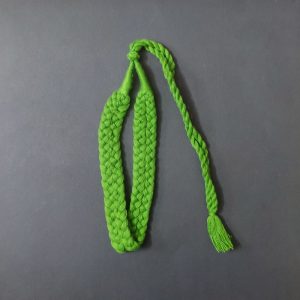 Green Double Braided Cotton Thread Neck Rope