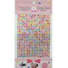 Self Adhesive Round Mixed Color Stone Sticker