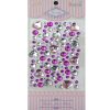 Self Adhesive Round & Heart Mixed Color Stone Sticker
