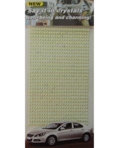 Self Adhesive  Round Pista Green Pearl Sticker