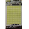 Self Adhesive Round Lemon Yellow Pearl Sticker