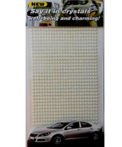 Self Adhesive Round White Pearl Sticker