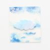 Blue Cloud Shape Sticky Notes
