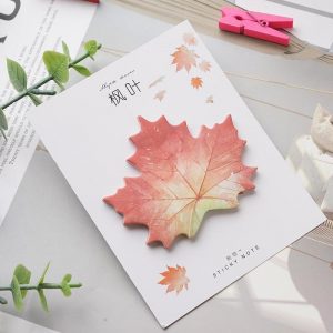 Maple Leaf Sticky Notes
