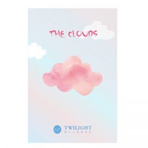 Red Cloud Shape Sticky Notes