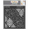 CrafTreat Stencil - Grunge Damask