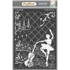 CrafTreat Stencil - Dance to Music A4