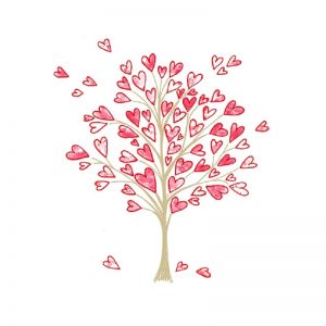 Love Tree Decoupage Napkin