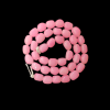 Pink Irregular Nugget Beads