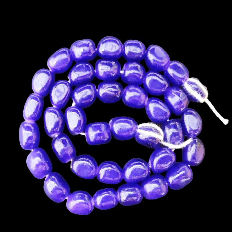 Royal Blue Irregular Nugget Beads