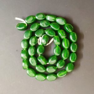 Bottel Green Irregular Nugget Beads