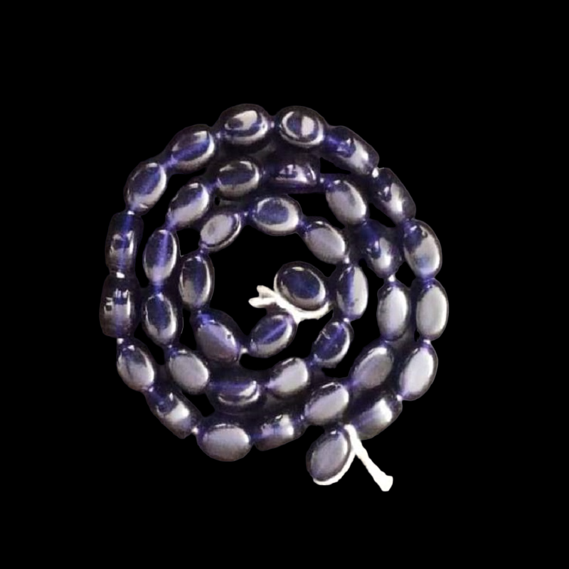 Dark Blue Irregular Nugget Beads