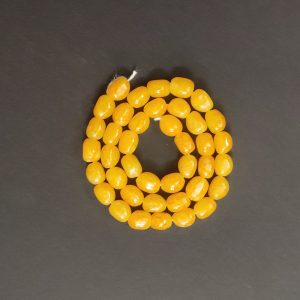 Double Shade Yellow Irregular Nugget Beads
