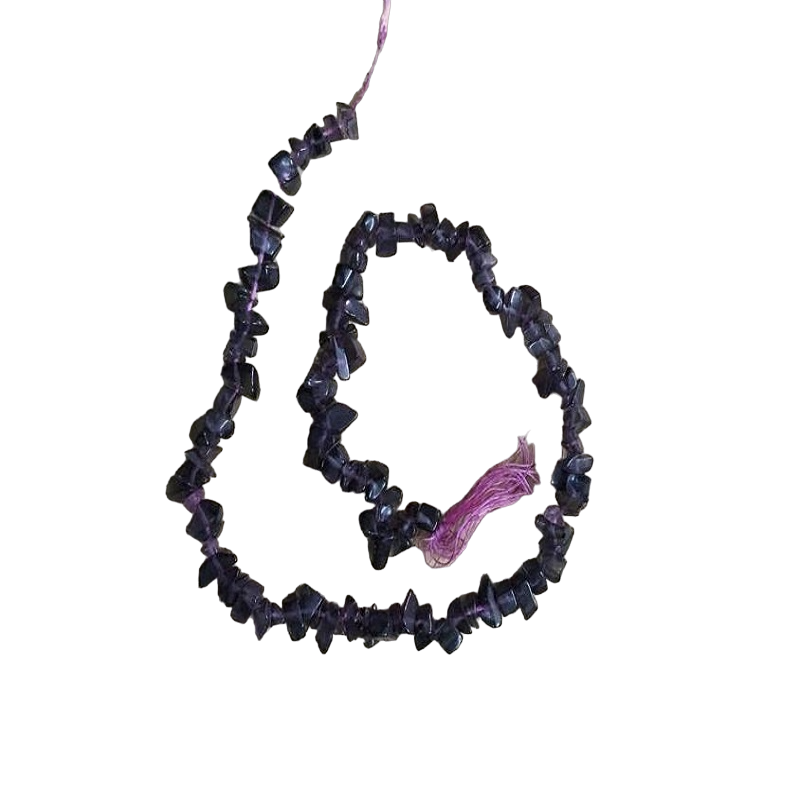 Glass Uncut Beads - Purple
