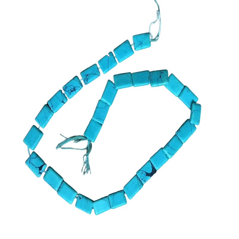 Glass Uncut Beads - Turquoise Blue