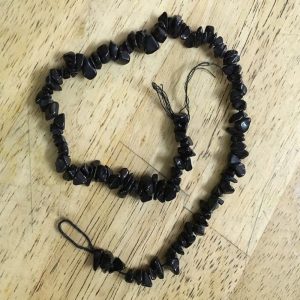 Glass Uncut Beads - Black