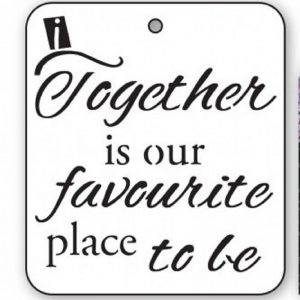 iCraft 4 x 4 Mini Stencil - Together Is Our
