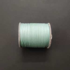 Aqua Green Waxed Cotton Cord