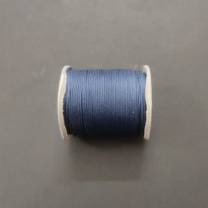 Blue Waxed Cotton Cord