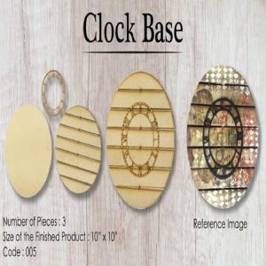 Wooden Element - Clock Base Style 1