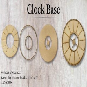 Wooden Element - Clock Base Style 2