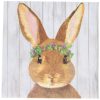 Brown Bunny Decoupage Napkin
