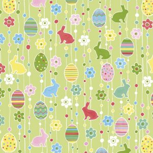 Bunnies And Easter Eggs Decoupage Napkin