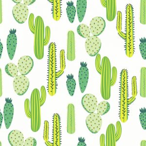 Cactus Plants Decoupage Napkin