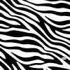 Black And White Zebra Stripe Decoupage Napkin