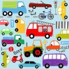 Vehicles Decoupage Napkin