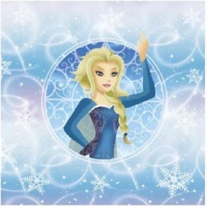 Frozen Elsa Decoupage Napkin