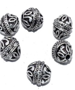 German Silver Biocone Beads