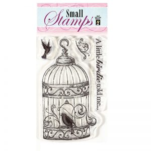 Hot Off The Press Clear Stamps Bird In A Cage