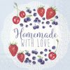 Homemade With Love Decoupage Napkin