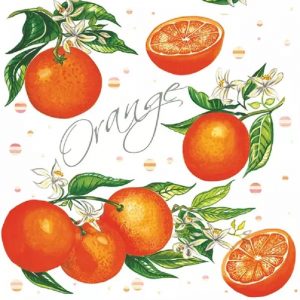 Oranges Decoupage Napkin