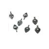 German Silver Tear Drop Spacer Bead