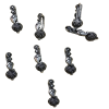 German Silver Round Spacer beads