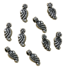 German Silver Mango Double hole Spacer beads