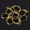 Gold French Round Earring Clasp
